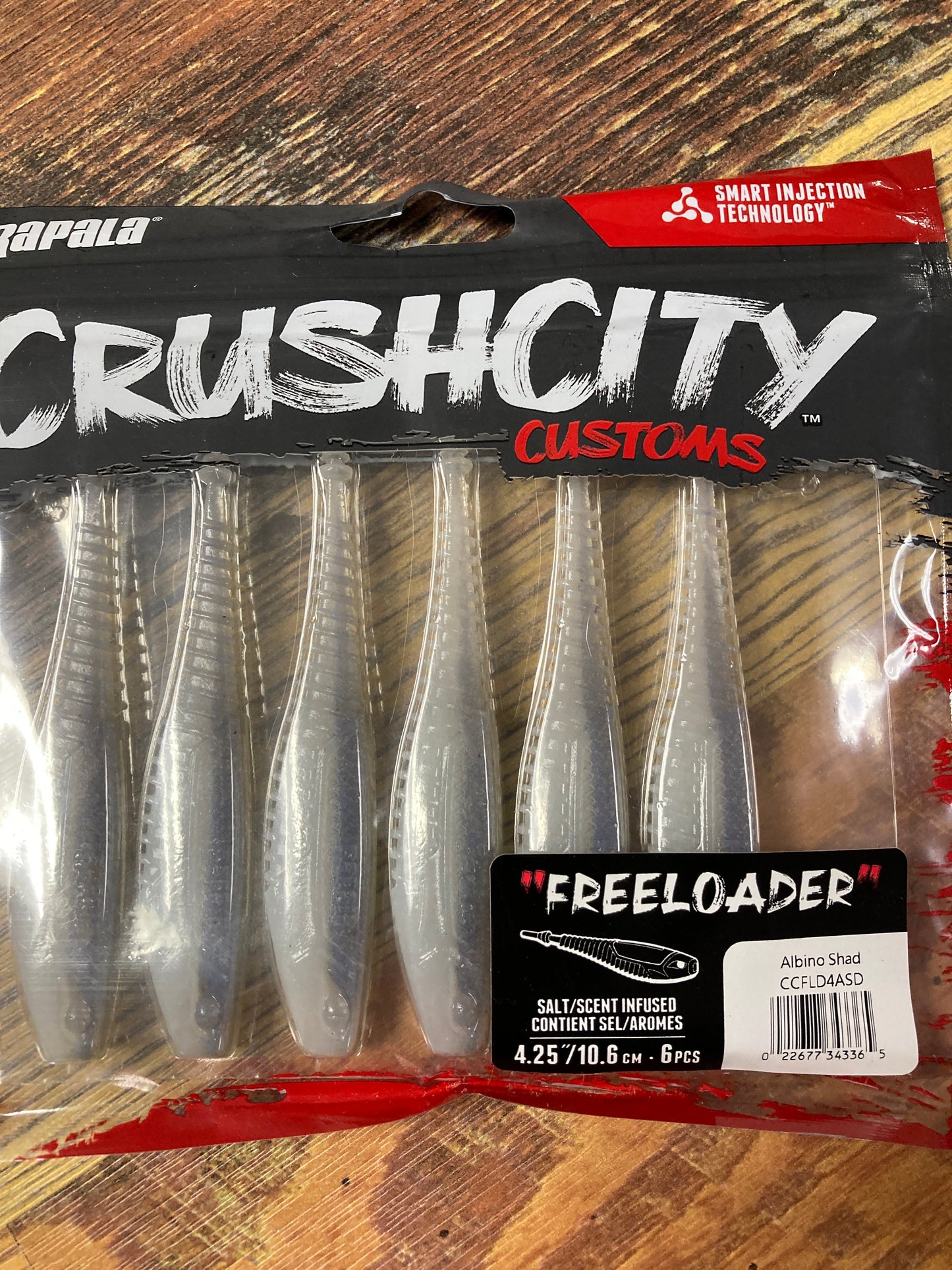 Rapala Crushcity Freeloader 4.25" Albino Shad