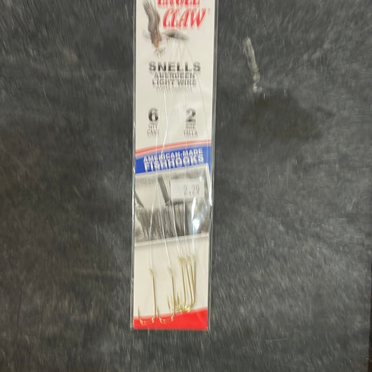 Eagle Claw Snells Aberdeen Light Wire Sz 2