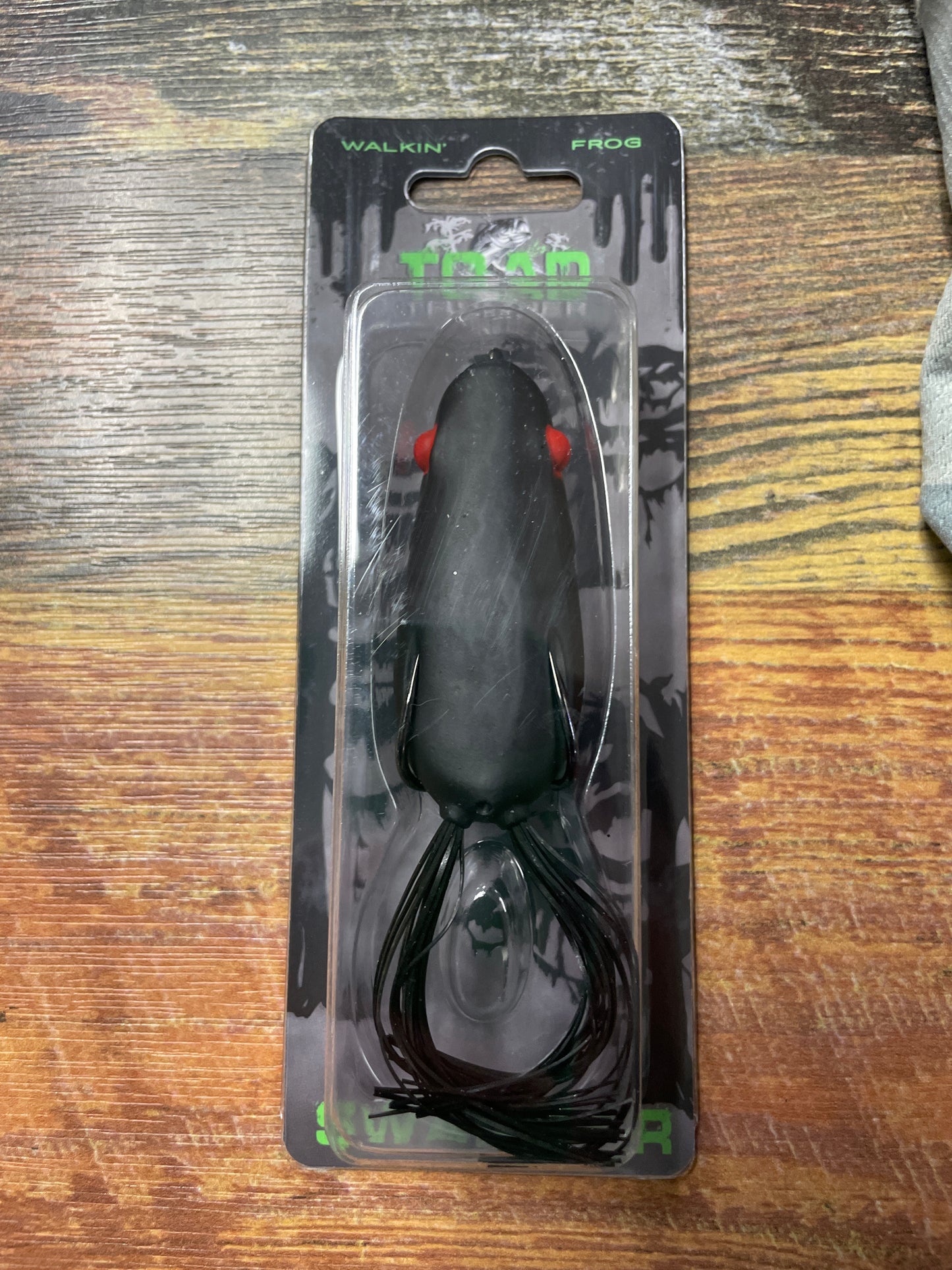 Toad Thumper Walking Frog. Black