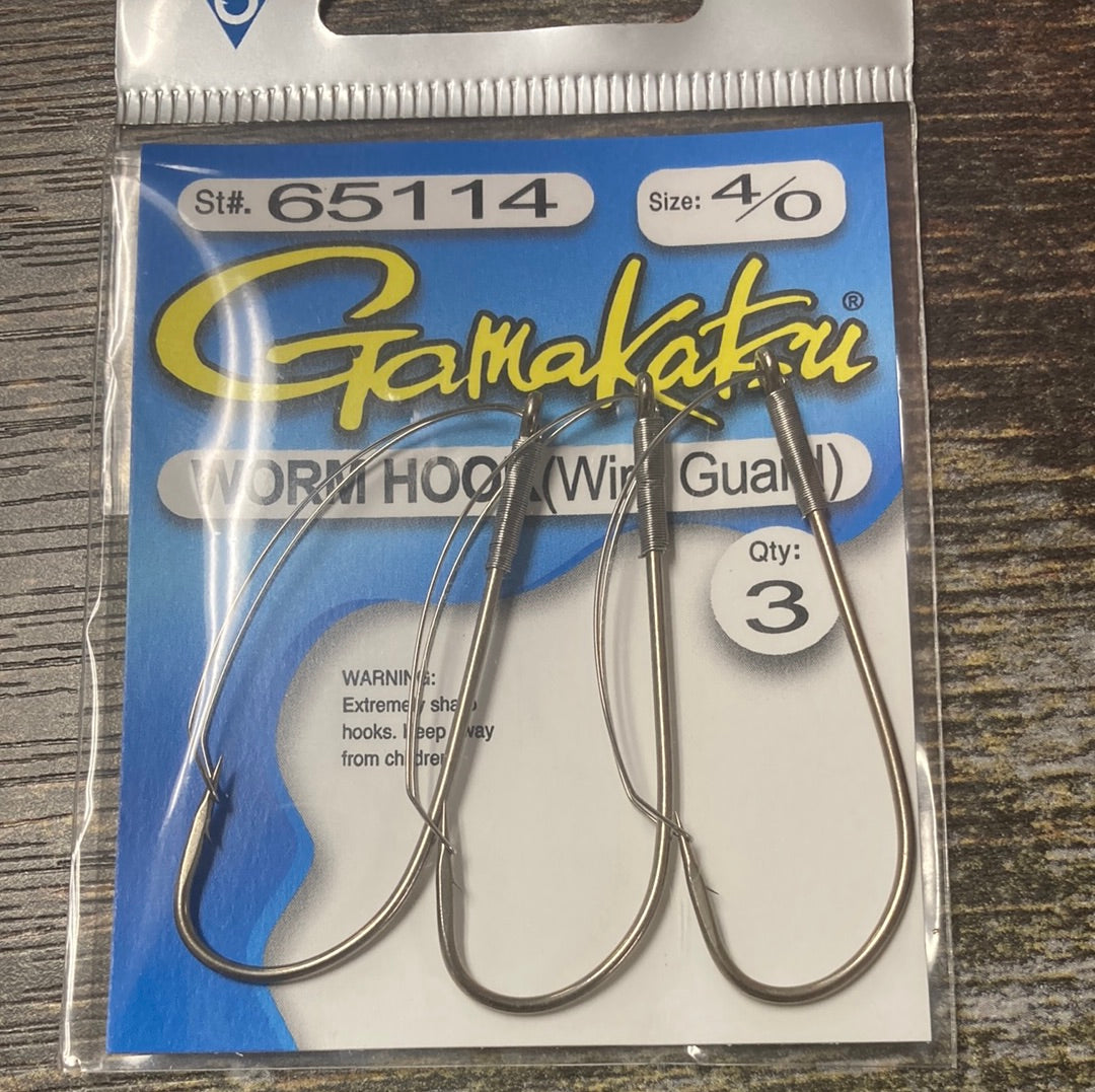 Gamakatsu Worm Hook Wire Guard 4/0