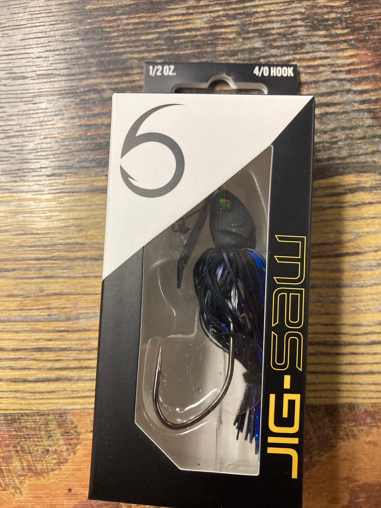 6th Sense Jig-Saw 1/2 oz. 4/0 Black N Blue