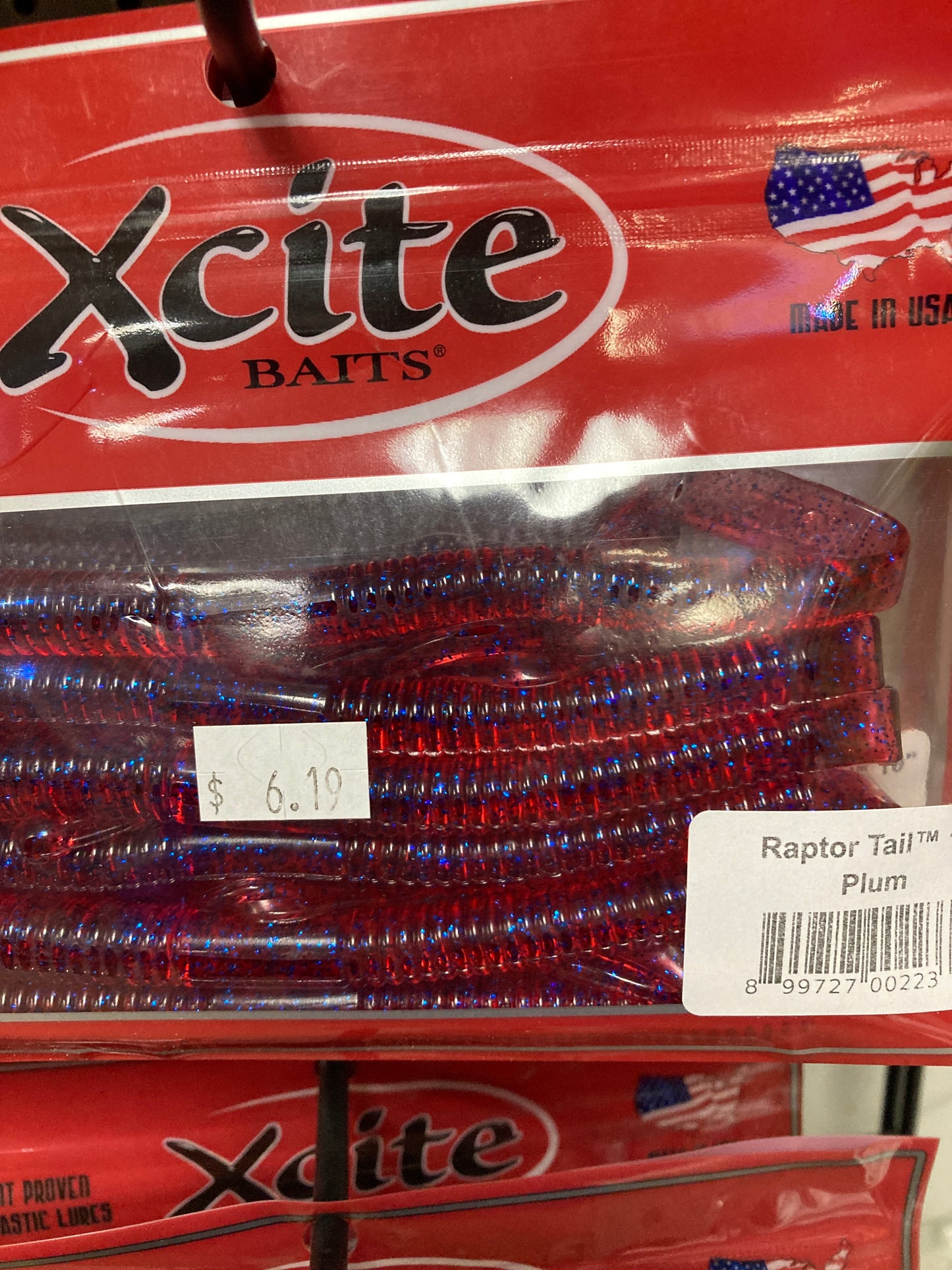XCITE 10” RAPTOR TAIL PLUM