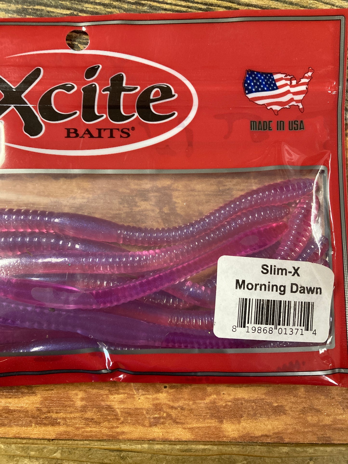 XCITE SLIM X WORM  MORNING DAWN 6”