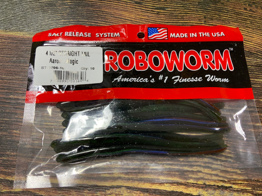 Roboworm Straight Tail 4.5" Aarons Magic