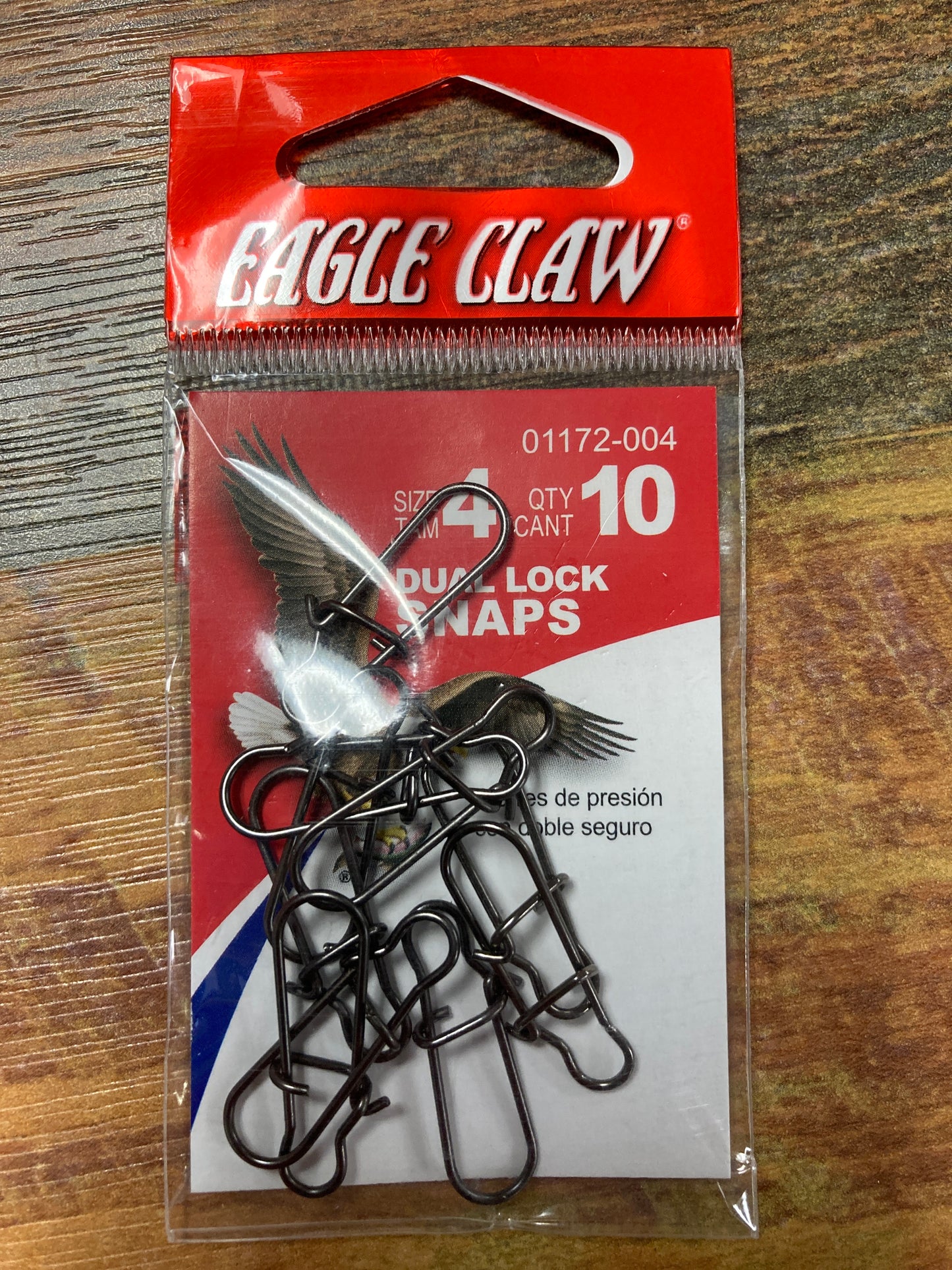 Eagle Claw Dual Lock Snaps Size 4