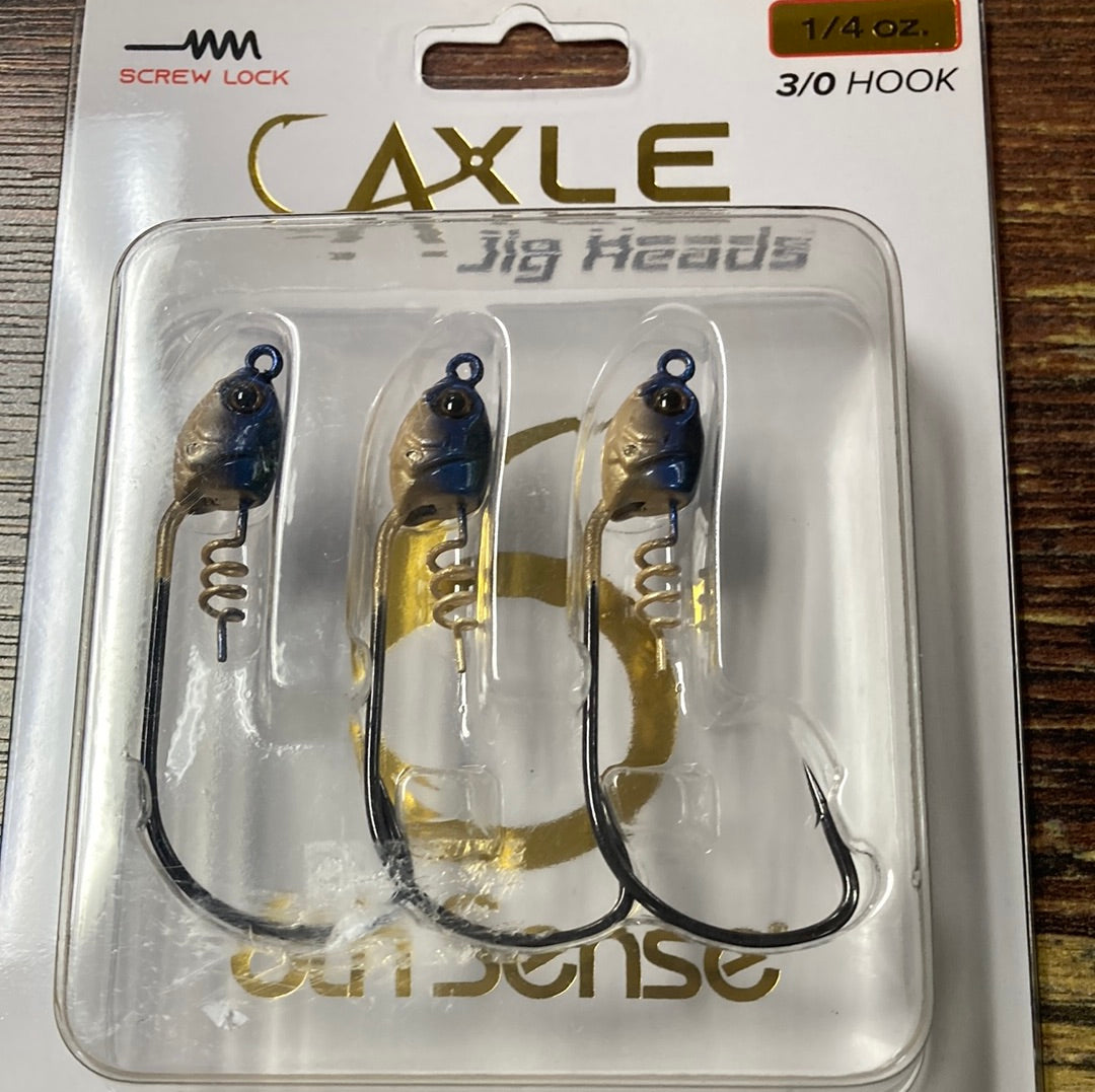 6th Sense Axle Jig Heads 1/4 oz. 3/0 Sun Gill