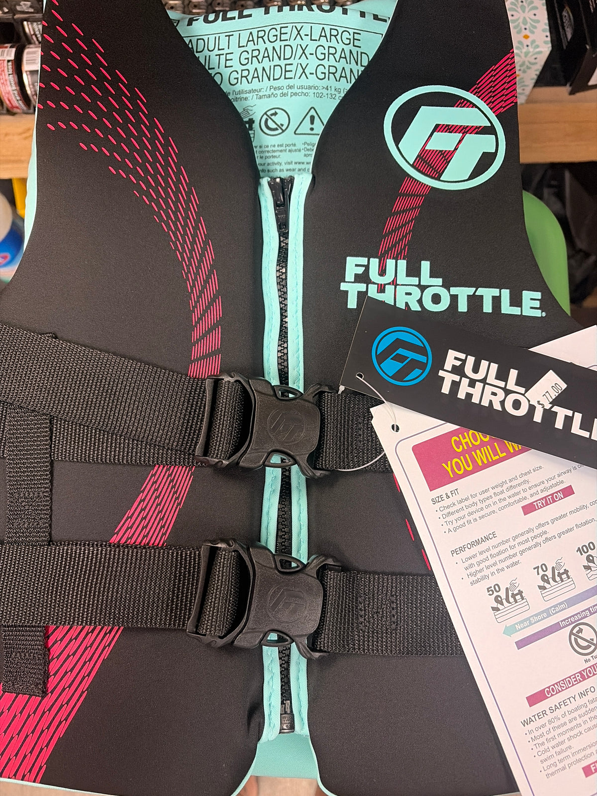Full Throttle Rapid Dry PDFAqua Large / XLarge