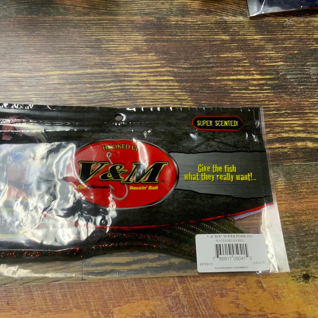 V&M Super Pork Pin 8” Watermelon Red