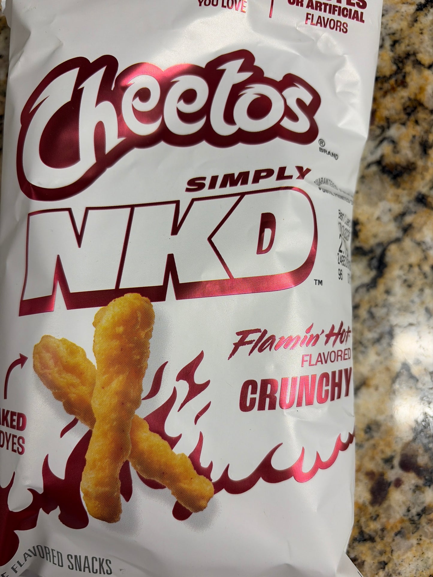 Cheetos NKD Flamin’ Hot Crunchy