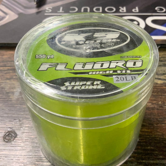 K9 Fishing Line Flouro - 20 lb. 550 yds Neon Yellow