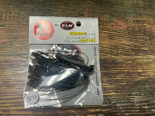 V&M Skipping Jig 5/16 oz. Green Pumpkin