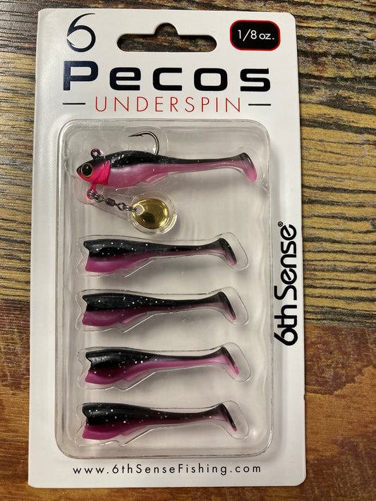 6th Sense Pecos Underspin 1/8 oz. Black Rose