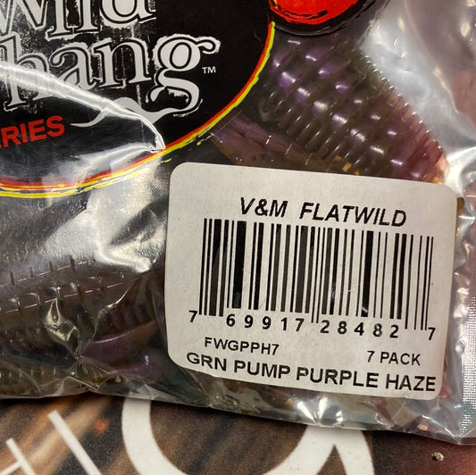V&M Flatwild - Green Pumpkin Purple Haze