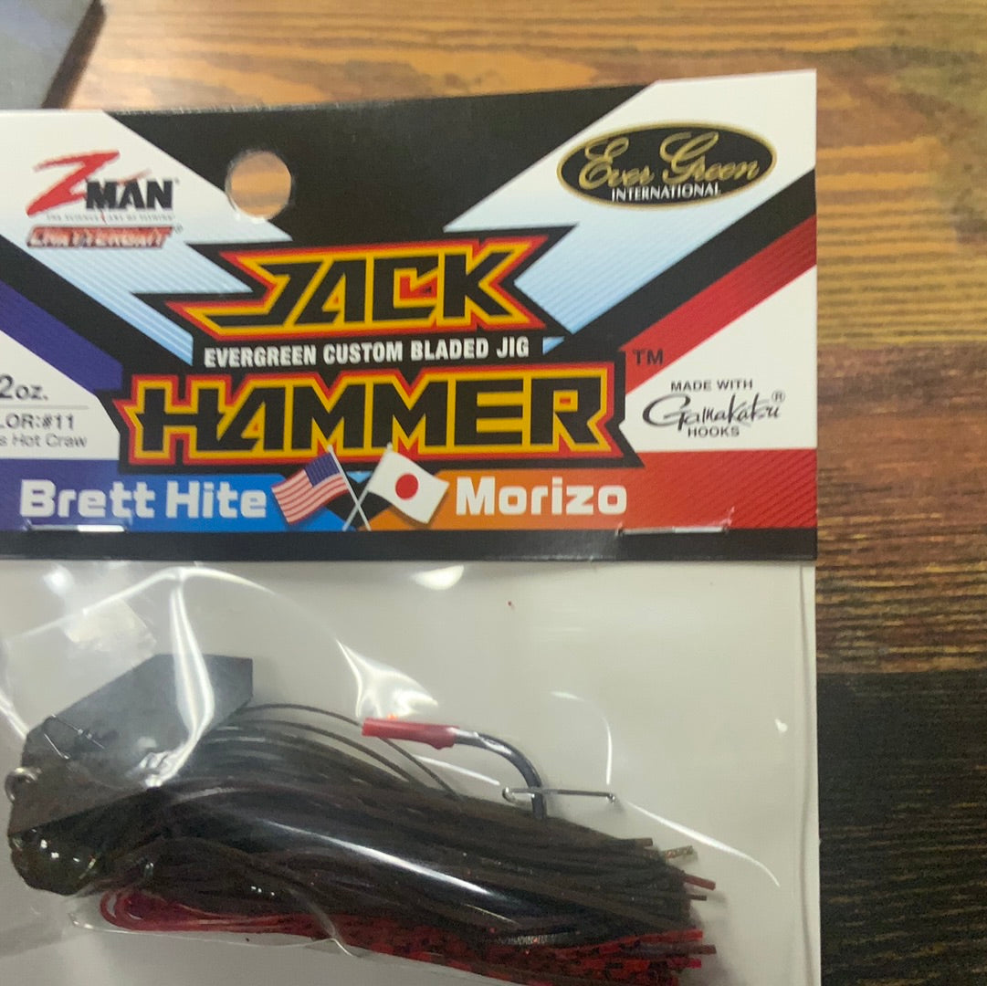 Z Man Jack Hammer Chatterbait 1/2 oz. Hites Hot Craw
