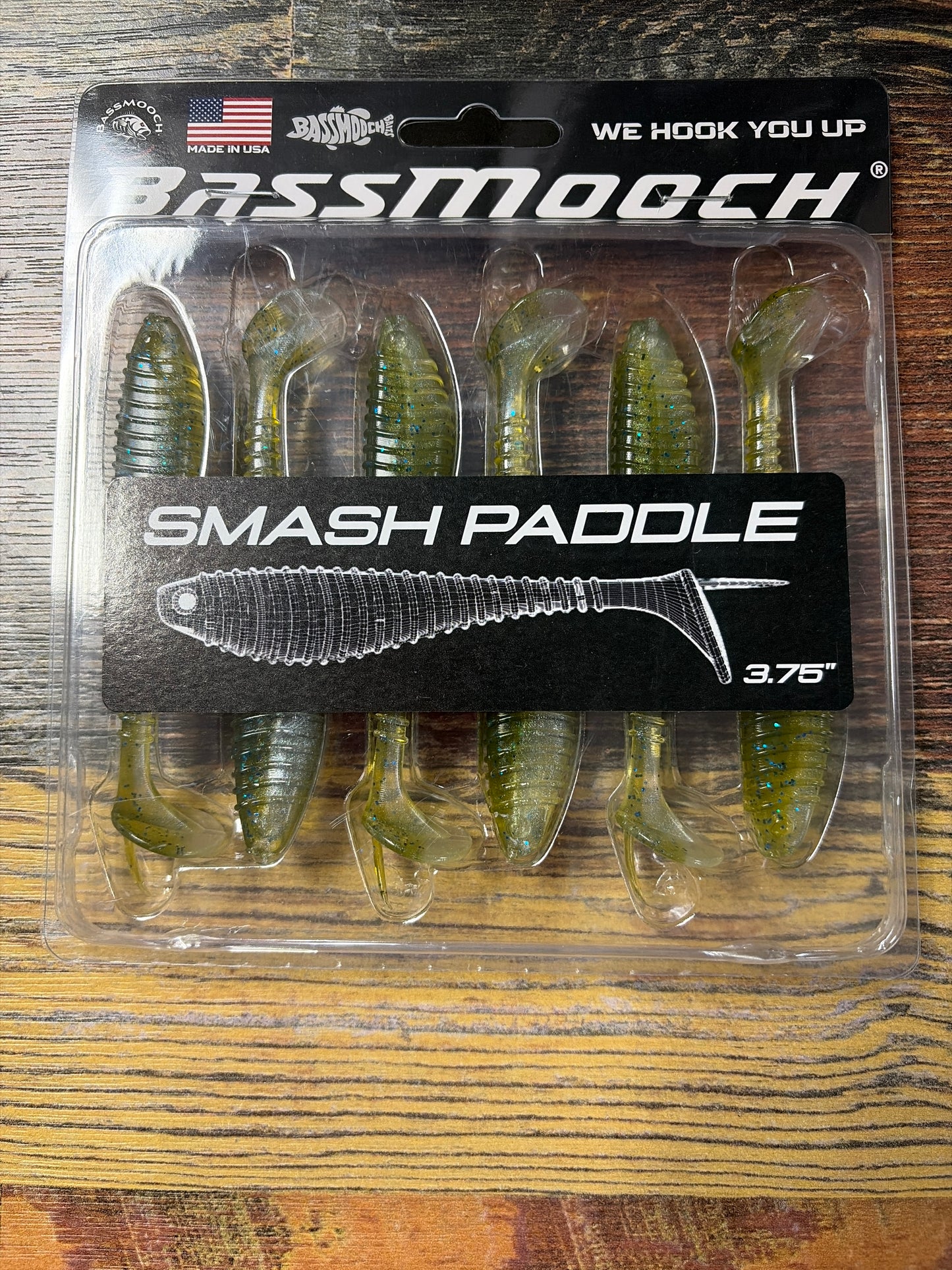Bassmooch Smash Paddle 3.75” Smallmouth Magic