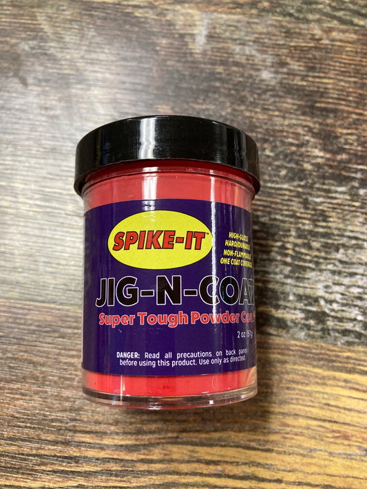 Spike It Jig-N-Coat  Powder 2 oz. Flame Red