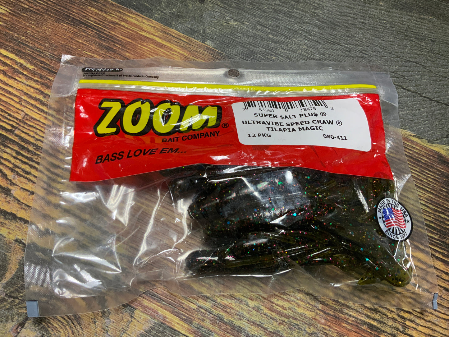 Zoom U-V Speed Craw - Tilapia Magic