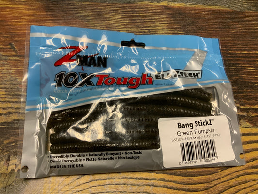 Z Man Bang StickZ 5.75" Green Pumpkin