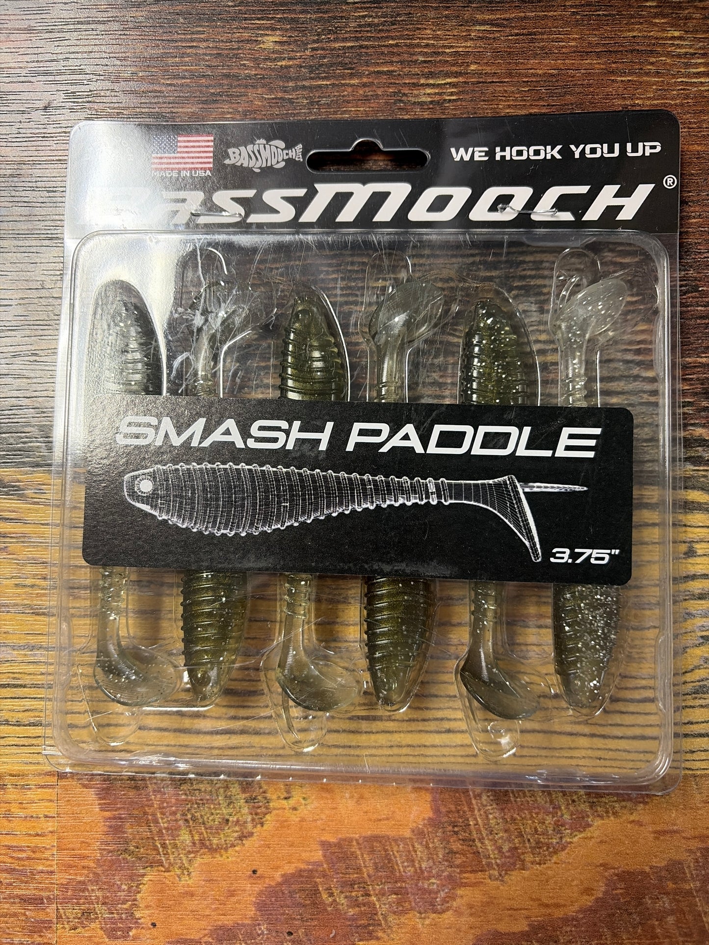 Bassmooch Smash Paddle 3.75” Tennessee Shad