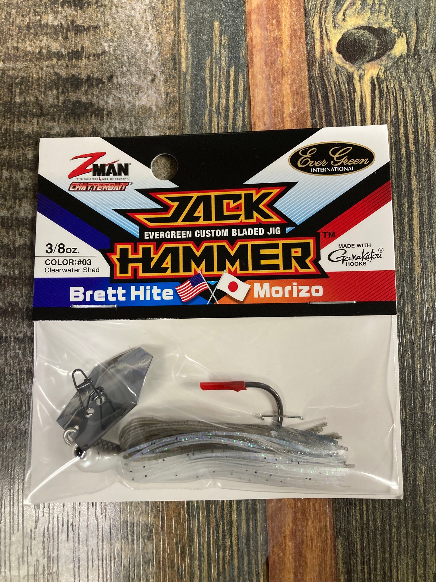 Z Man Jack Hammer Chatterbait 3/8 oz. Clearwater Shad