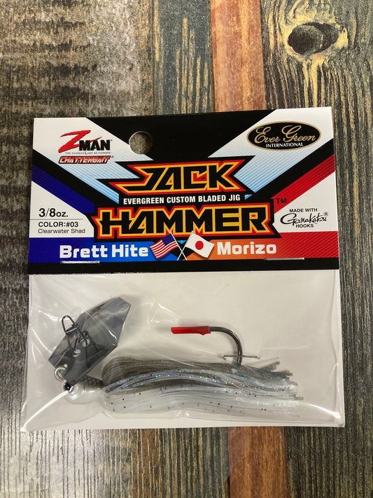 Z Man Jack Hammer Chatterbait 3/8 oz. Clearwater Shad