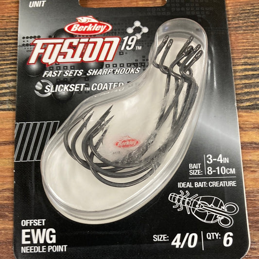 Berkley Fusion Offset EWG Hooks 4/0
