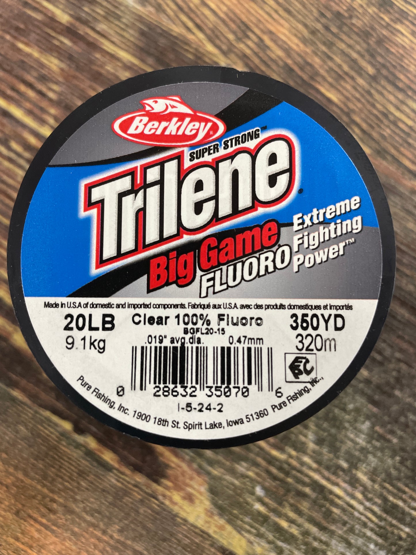 Berkley Trilene BG Fluoro 20lb. 350 yd. Clear