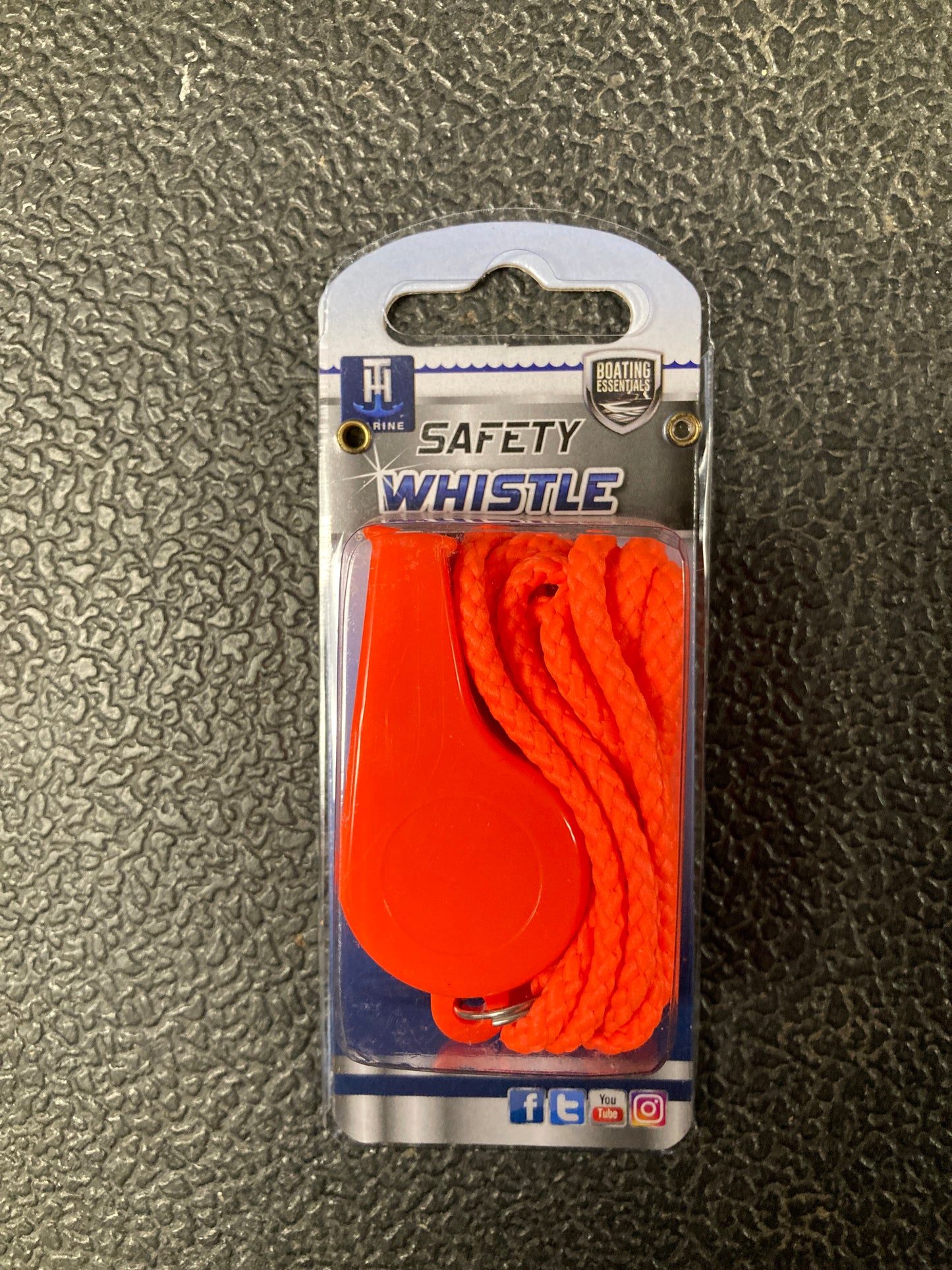 TH Marine Safety Whistle - Orange