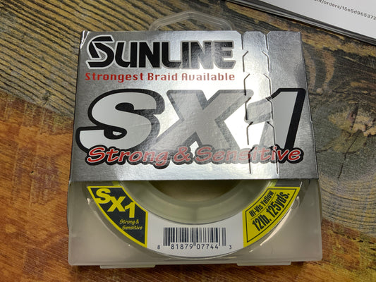 Sunline SX1 Braid 12 lb. 125 yd - Hi Res Yellow