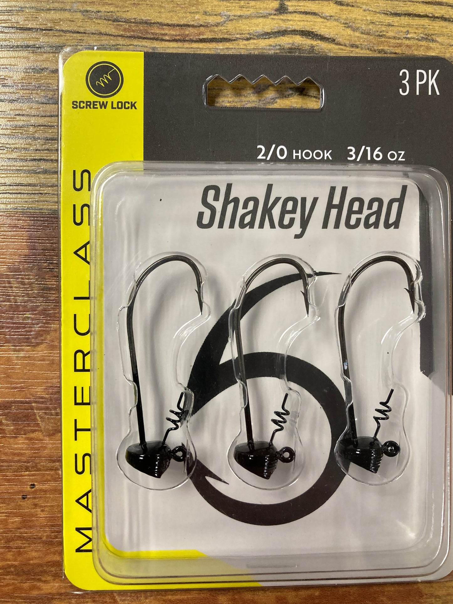 6th Sense Materclass Shakey Head 3/16 oz. 2/0 - Black