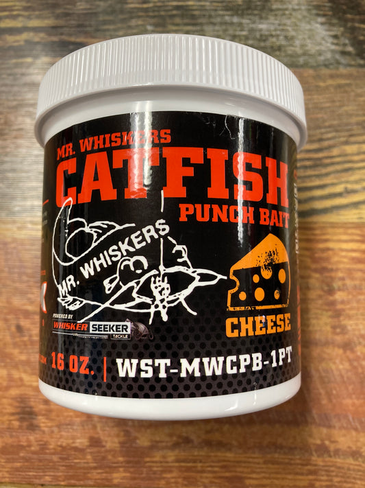 Mr. Whiskers Catfish Punch Bait 16 oz. Cheese