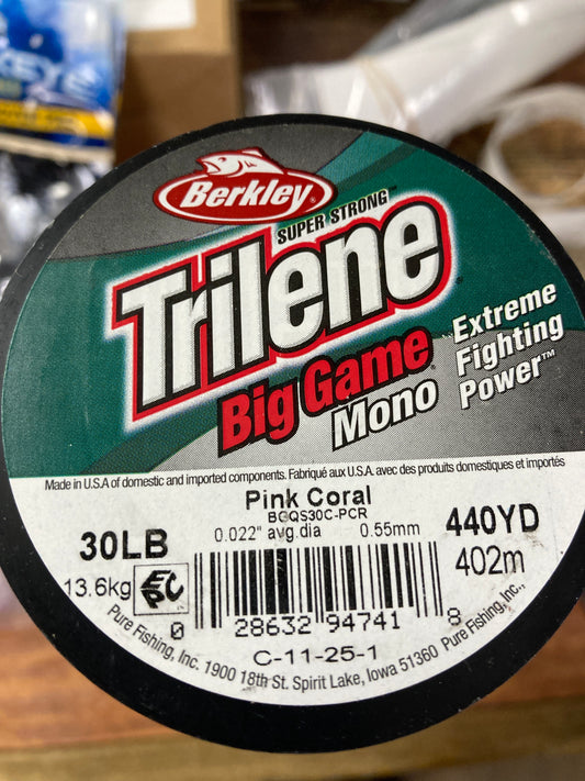 Berkley Trilene BG Mono 30 lb. 440 yd Pink Coral
