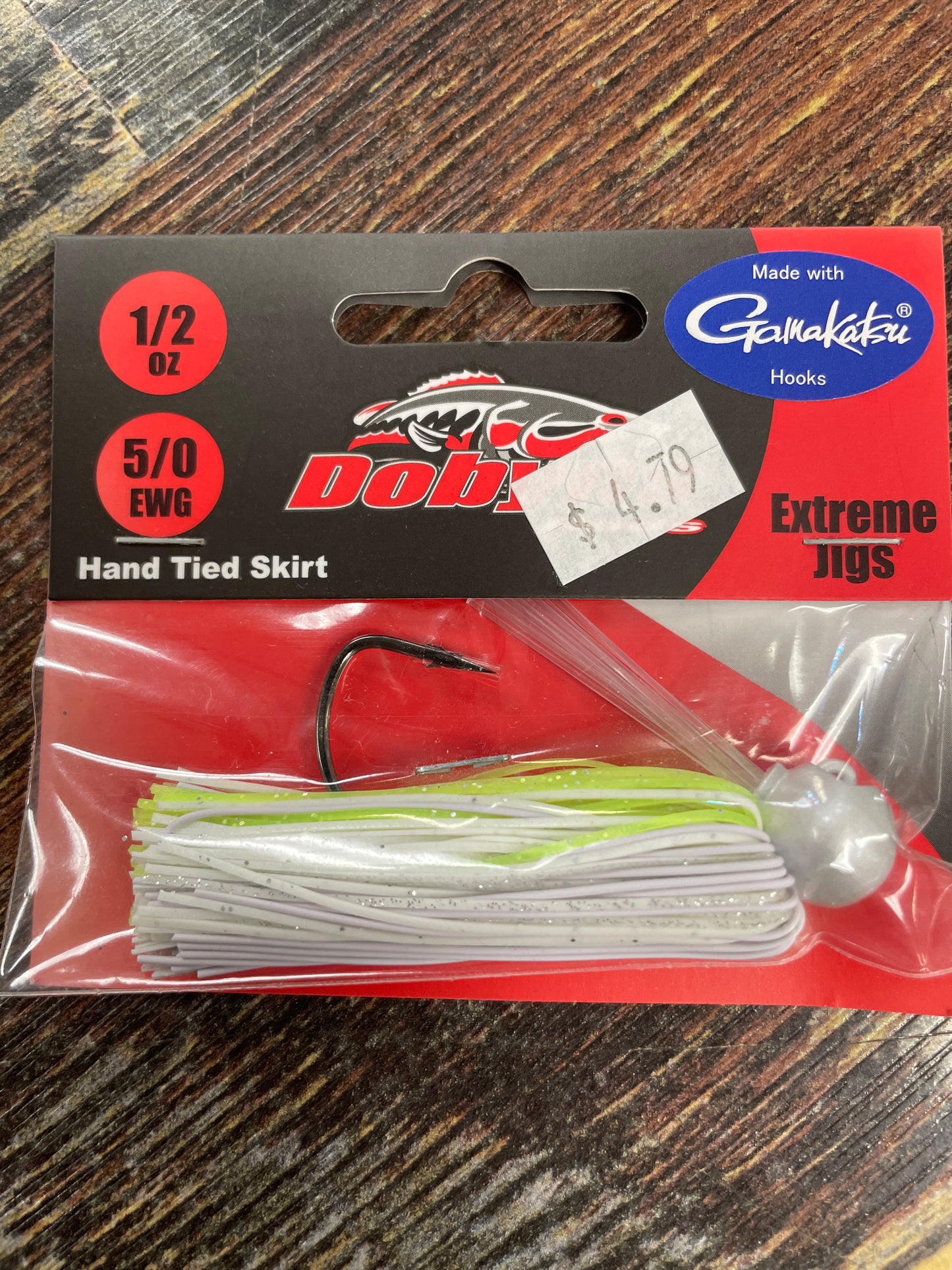 Dobyns Extreme Jig 1/2 oz. White Vision