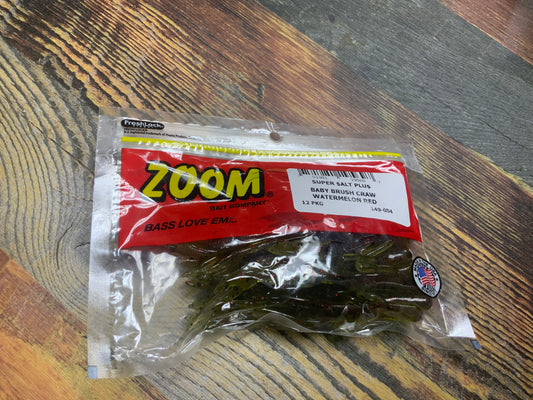 Zoom Baby Brush Craw - Watermelon Red