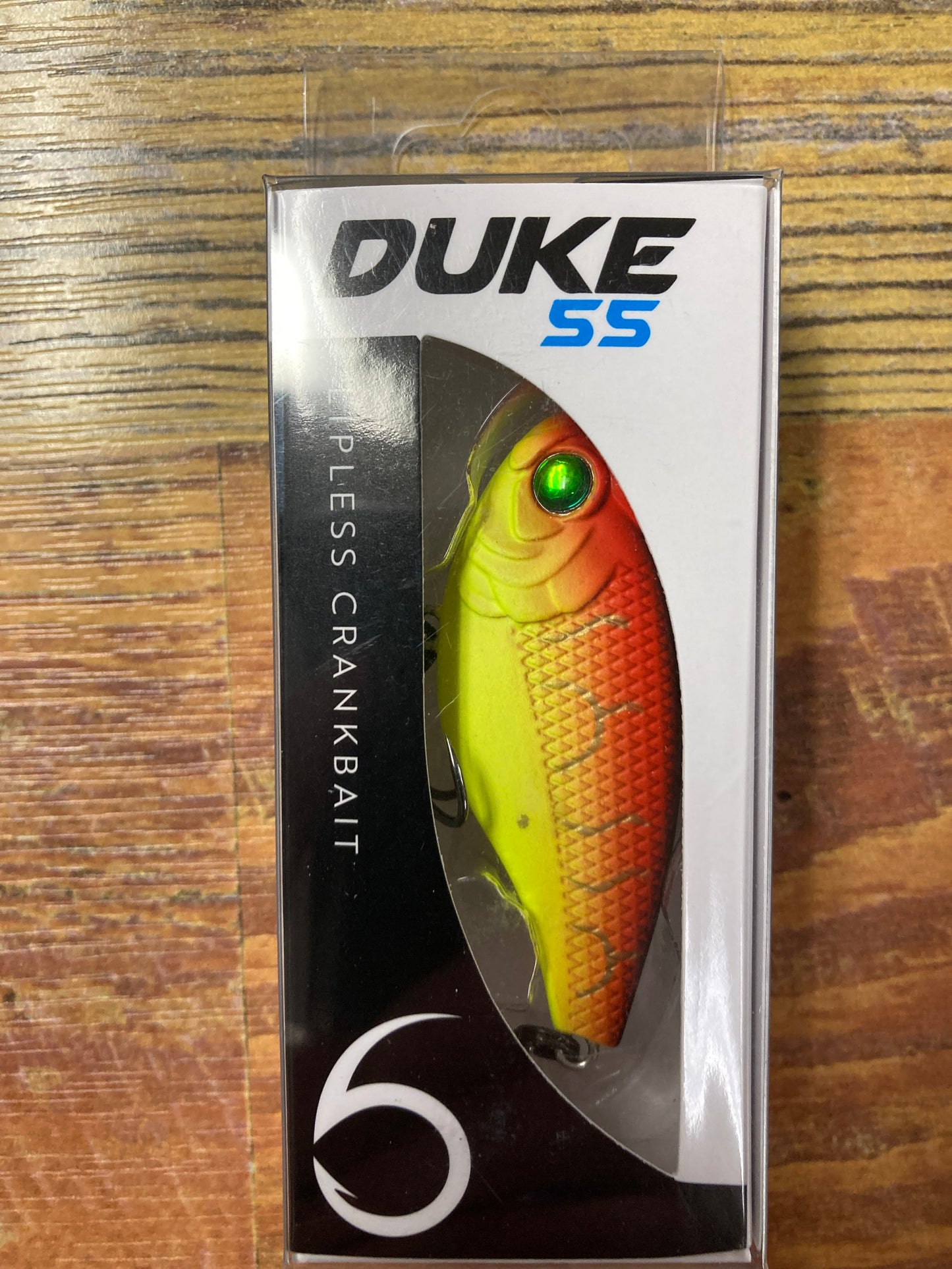 6th Sense Duke 55 Lipless Crankbait 3/8 oz. Tiger Treuse