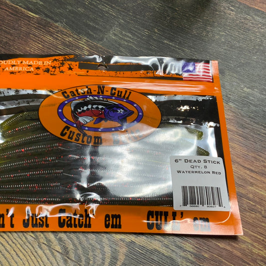 Catch-N-Cull Dead Stick 6" Watermelon Red