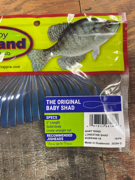 Bobby Garland Baby Shad 2" Lonestar Shad