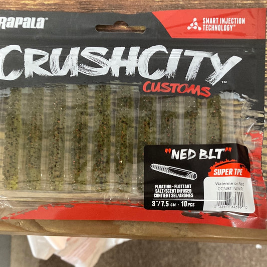 Rapala Crushcity Ned BLT 3" Watermelon Red