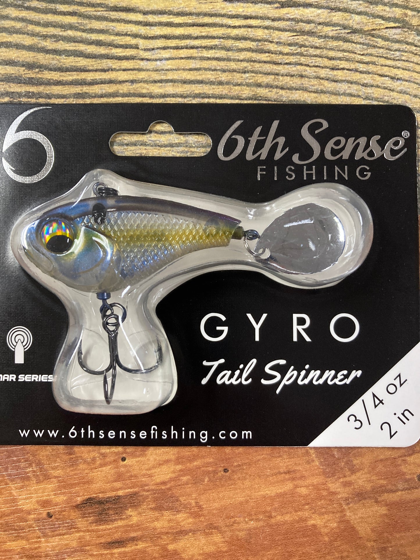 6th Sense Gyro Tail Spinner 2” 3/4 oz. Shad Sense