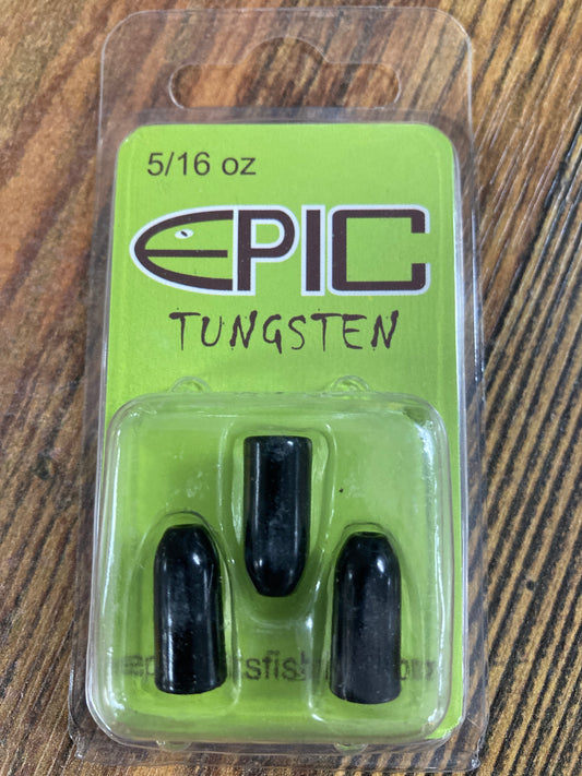 EPIC Tungsten Worm Weight 5/16 oz.  Black