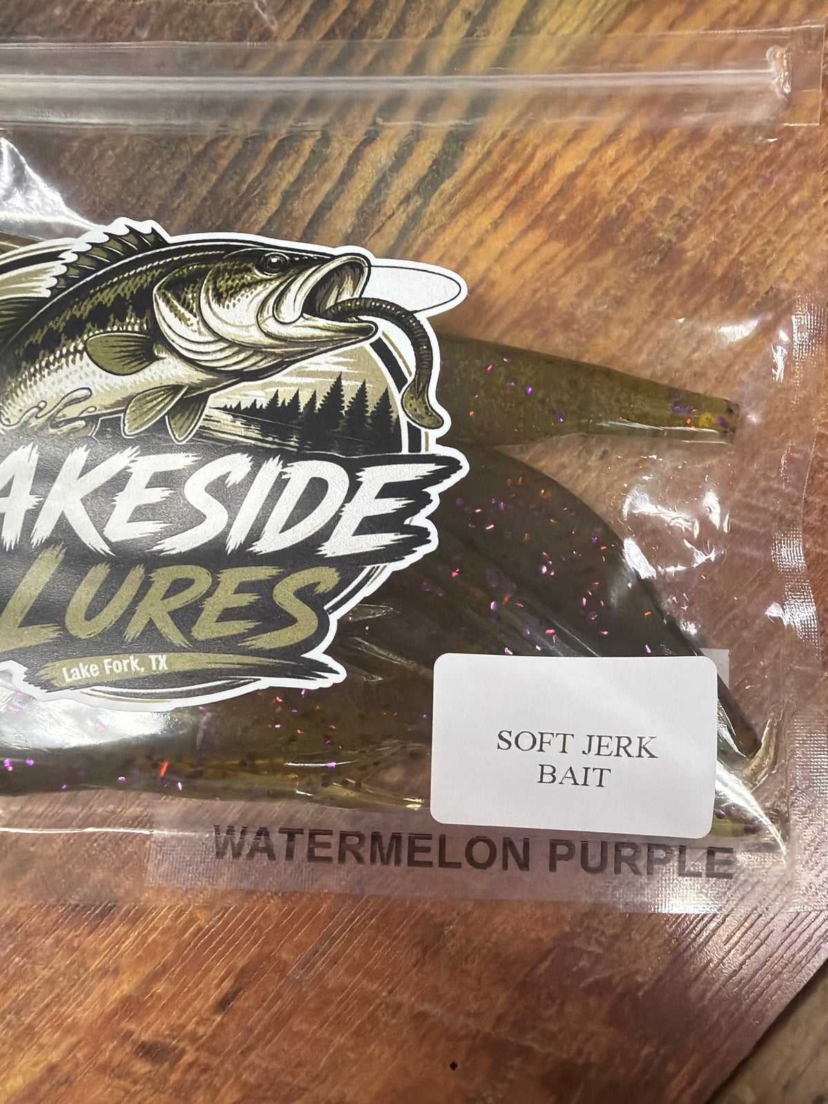 Lakeside Lures Soft Jerk Bait - Watermelon Purple
