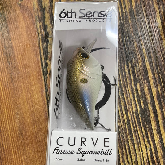 6th Sense Curve Finesse Squarebill 3/8 oz. 4K Shad