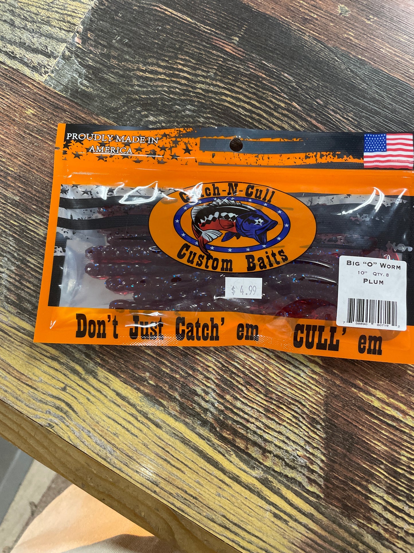 Catch-N-Cull Big “O” Worn 10"  Plum