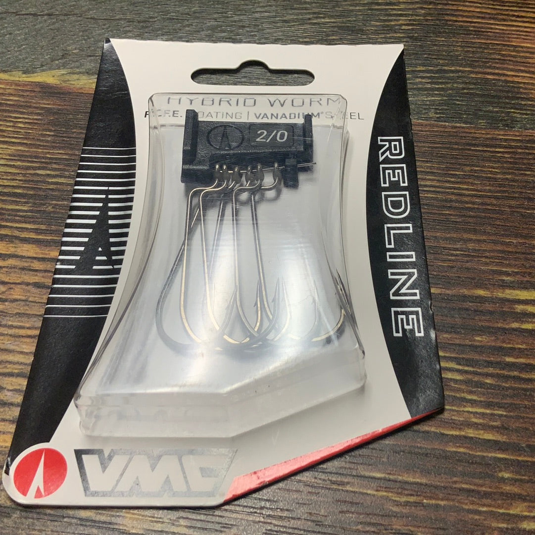 VMC Hybrid Worm Redline 2/0