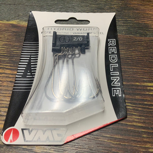 VMC Hybrid Worm Redline 2/0