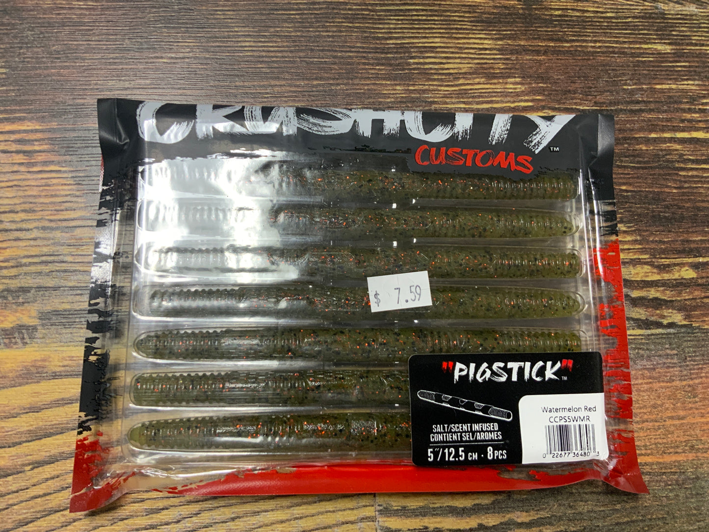 Rapala Crush City 5" Pigstick Watermelon Red