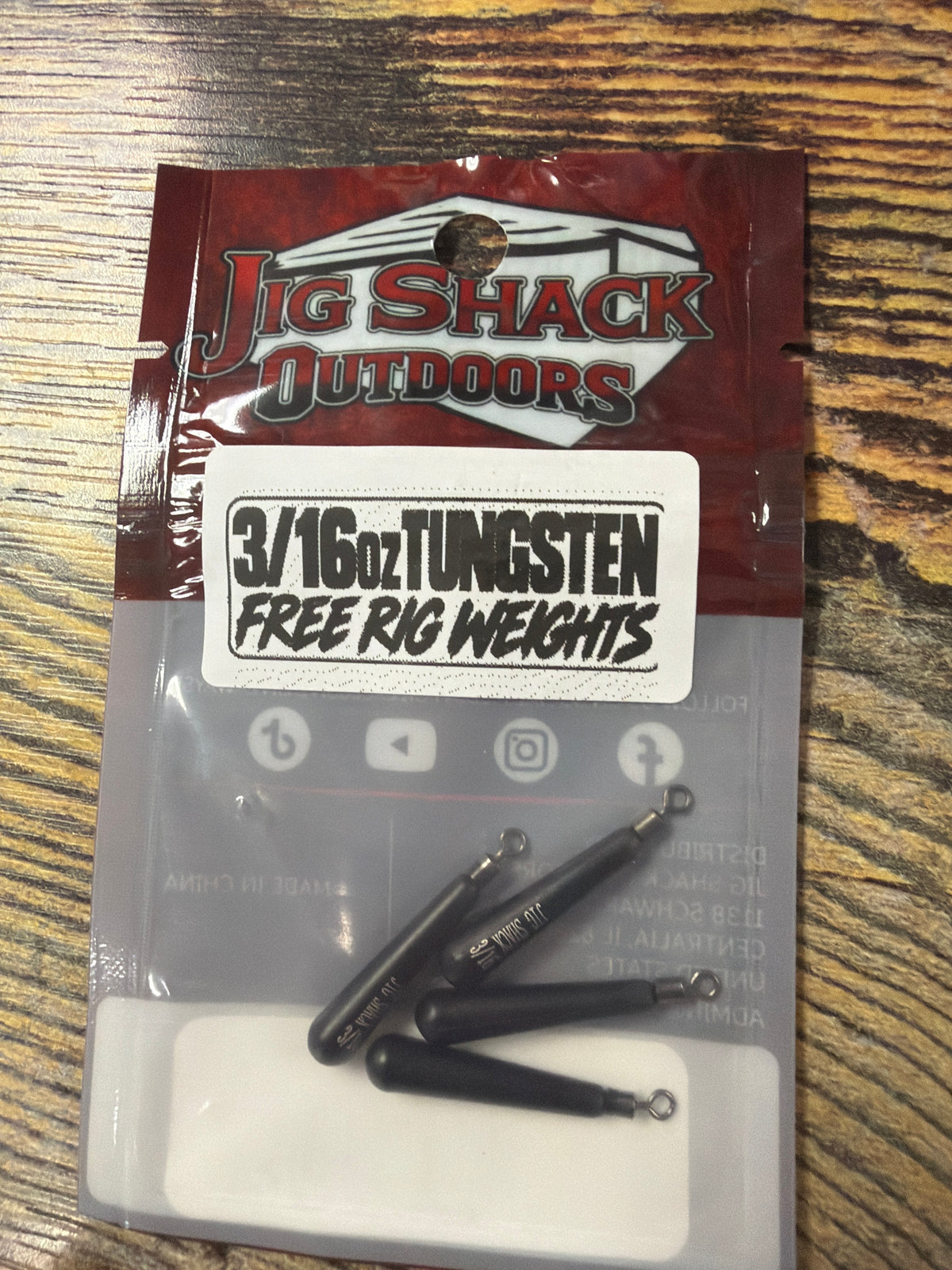 Jig Shack 3/16 oz Tungsten Free Weights