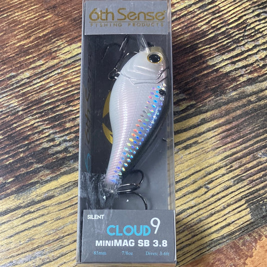 6th Sense Cloud 9 MIni Mag 3.8" 7/8 oz. Shad Scales