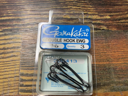 Gamakstsu Double Hook EWG 3/0