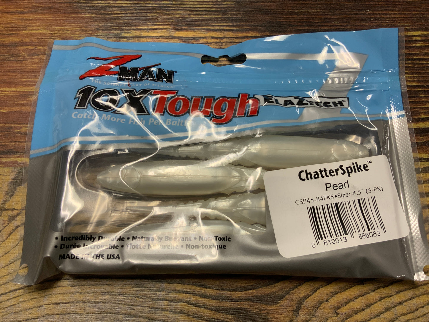 Z Man Chatterbait Chatterspike 4.5” Pearl